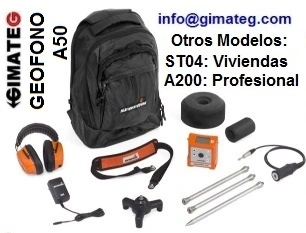 geofono A50 localizador fugas agua de facil uso gimateg sewerin