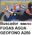 ir a Geofono busca fugas agua PRO Sewerin A200 gimateg