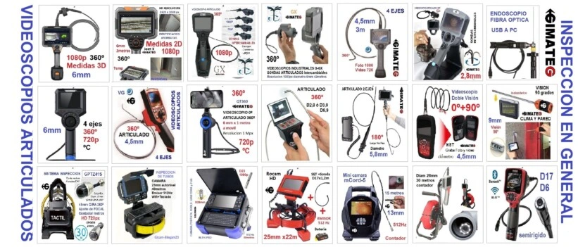 banner gama equipos inspeccion videoscopios y camaras gimateg