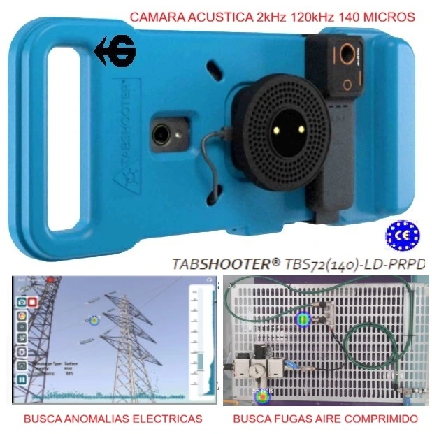 pantalla Camara acustica Hikmicro AI76 fugas o ruido o arco electrico gimateg