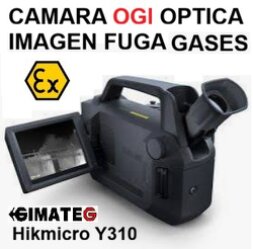 Imagen de la cámara termográfica portátil HIKMICRO BX20 con certificación ATEX para inspecciones térmicas seguras en atmósferas explosivas y zonas clasificadas, disponible a través de Gimatec.