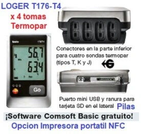 loger termohigrometro testo 175-H1 gimateg