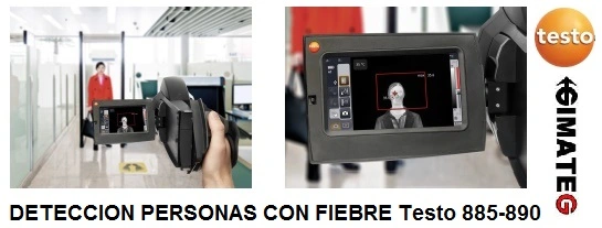 camara termica deteccion personas con fiebre testo 885 890 gimateg