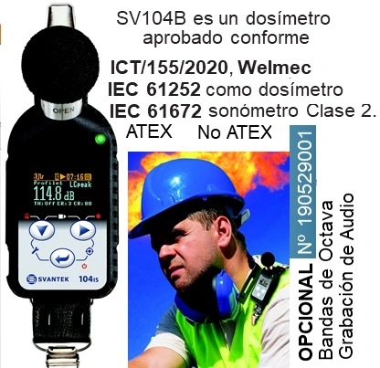 Dosimetro acustico atex Venta Alquiler GimateG