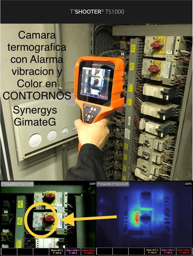 tshooter termografica con alarma synergys gimateg