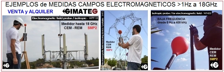 alquiler medidor radiaciones campos electromagneticos gimateg