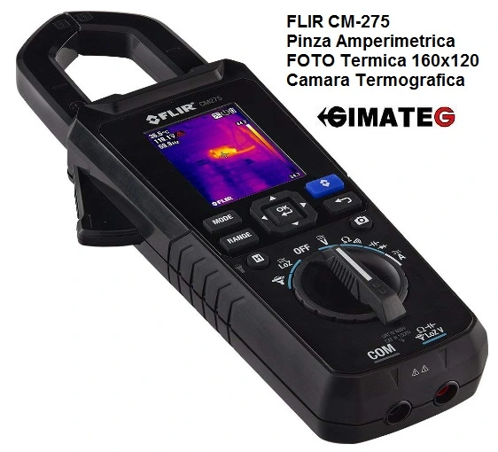 pinza electrica con foto termica 160x120 flir CM275 gimateg