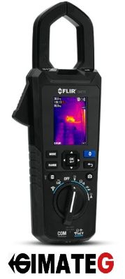 Pinza amperimétrica profesional FLIR CM275 con cámara termográfica integrada, tecnología IGM™ y medición eléctrica avanzada para diagnóstico y mantenimiento eléctrico industrial, disponible en Gimatec.
