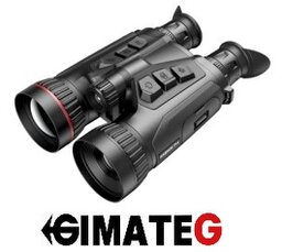 Prismáticos térmicos profesionales HIKMICRO HABROK Pro HX60LN con resolución térmica 1280x1024, cámara óptica 4K y telémetro láser integrado, diseñados para observación térmica avanzada y vigilancia técnica, disponibles en Gimatec.