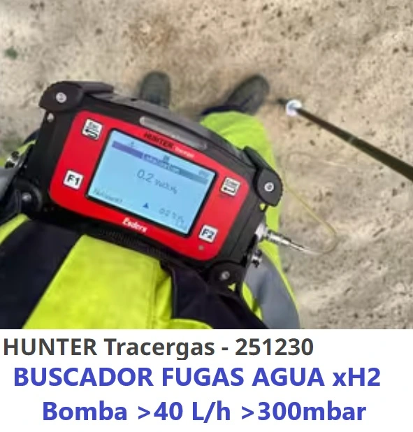 busca fugas agua PRO HUNTER tracergas h2 esders gimateg
