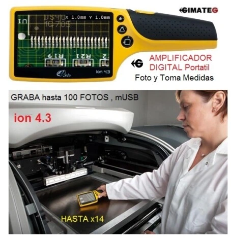 uso amplificador x14 con medidas consulte gimateg