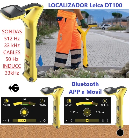 localizador LEICA DD230 transmisor DA230 gimateg