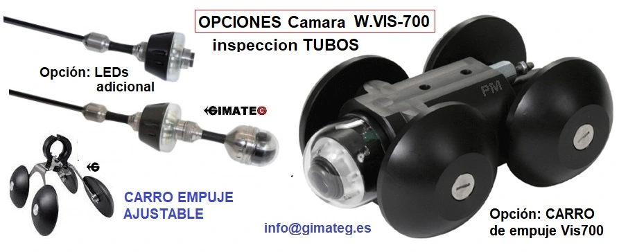 carro empuje camara tubos vision viratoria wholer gimateg