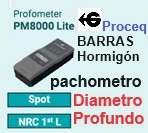 pachometro barras hormigon PM8000lite gimateg