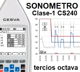 enlace sonometro cesva sc240 clase 1 venta alquiler gimateg