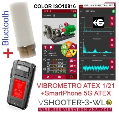 ANALIZADOR vibracion triaxial facil uso VShooter gimateg