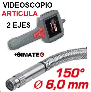videoscopio articulado 4 ejes sondas intercambiables M3 gimateg