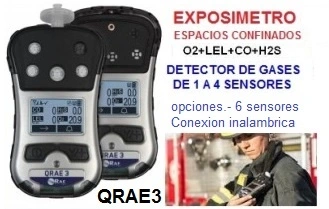 exposimetro 4 gases con bomba qrae3 gimateg