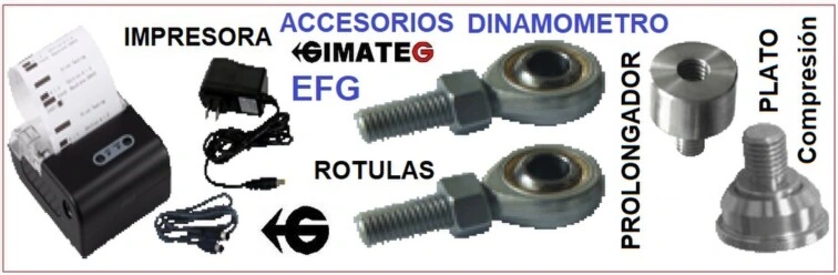 medidas dinamometro digital con grafico en pantalla de gimateg