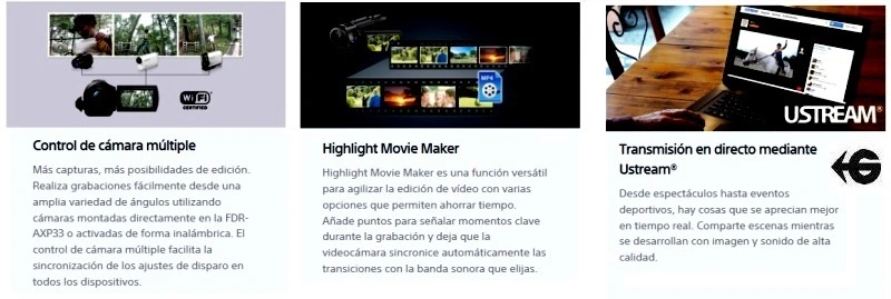 video 4K sony alquiler gimateg