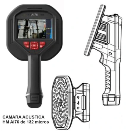 venta alquiler camara ultrasonido 132 micros hikmicro Ai76 gimatec