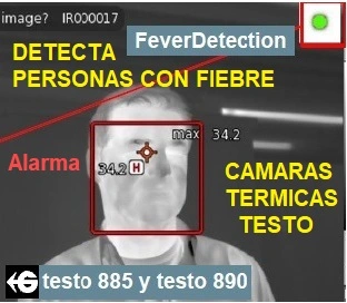 deteccion personas con fiebre con camara termica testo gimateg
