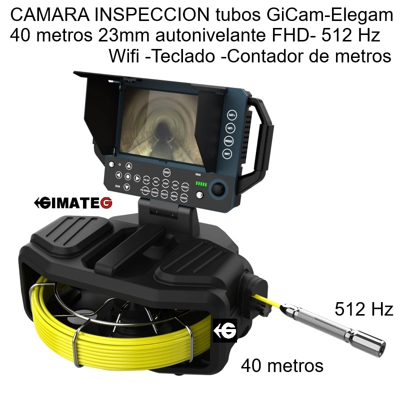 camara 23mm 1080p x30metros FH1 inspeccion tubos GimateG