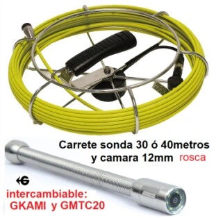 camara 12mm x30m+contador inspeccion tubos GKAMI gimateg