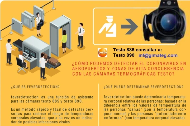 detectar personas con coronavirus en zonas alta concurrencia testo gimateg