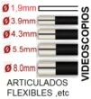 gama videoscopios desde 1,9 mm y articulados GimateG