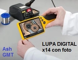 amplificador portatil con foto medidas para control calidad gimateg