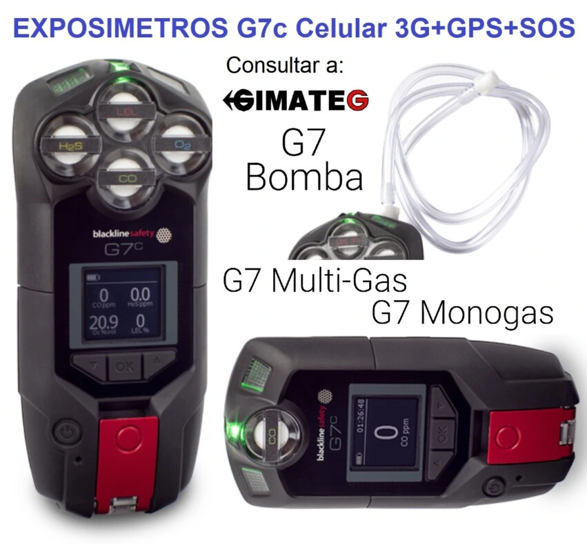 exposimetros COVs y 5 gases alquiler gimateg