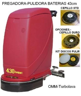 fregadora bateria industrial hombre a pie aprox 1200 m2 hora GimateG