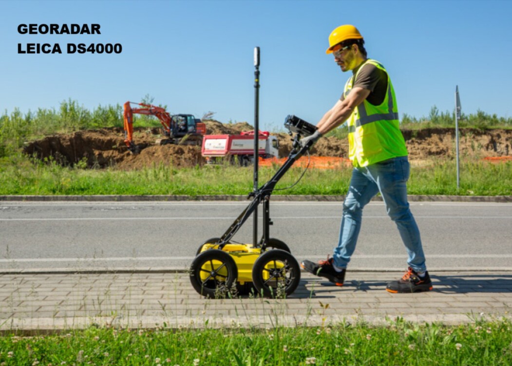 Georadar leica DS2000 consulte a GimateG