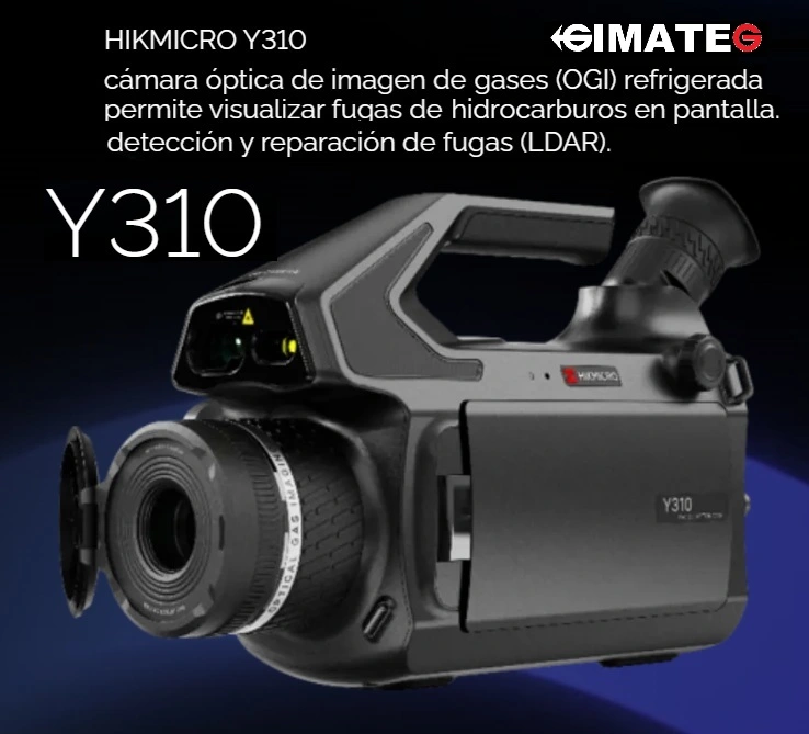 Imagen de la cámara termográfica ATEX HIKMICRO BX20 utilizada en una planta industrial para inspección térmica segura en zonas peligrosas con certificación ATEX e IECEx, disponible a través de Gimatec.