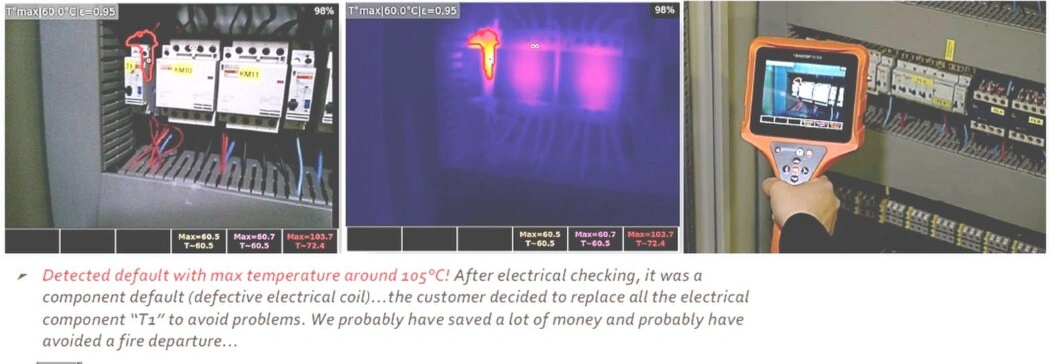 tshooter camara termografica con alarma gimateg