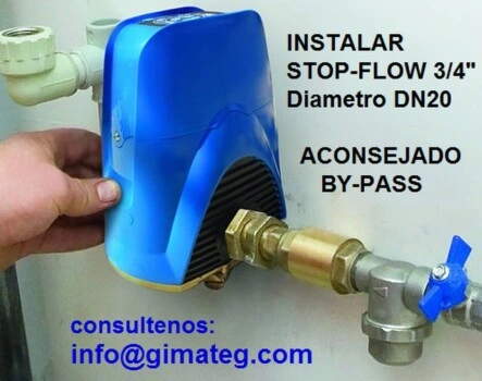 instalar anti fuga agua stopflow gimateg