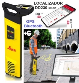 localizador instalaciones LEICA DD230 transmisor DA230 gimateg