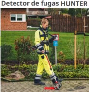 ir a busca fuga agua HUNTER tracergas H2 bomba esders gimateg