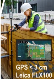 gps centimetrico Leica FLX100 venta alquiler gimateg