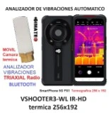 vibrometro triaxial autoanalisis estado de maquinaria VSHOOTER3WL-IR-HD  termica 256x192 GimateG