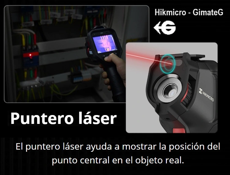 Puntero Laser termografica M20w Distribuidor hikmicro gimateg