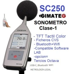 enlace venta alquiler sonometro calibrador acustico
