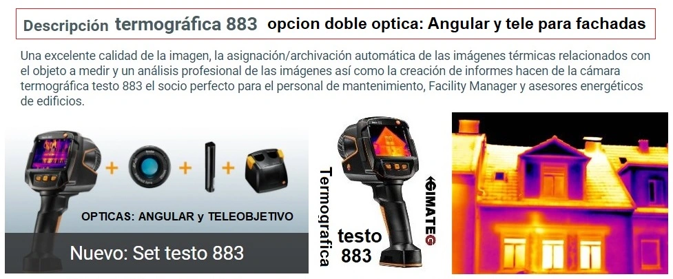 camara termografica testo 883 venta y alquiler GimateG