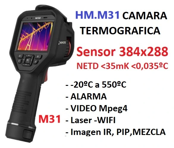 termografica profesional hikmicro M31 gimateg