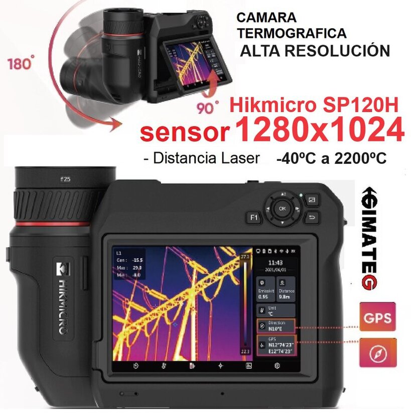 Promo temporal testo 890 camara termica profesional gimateg
