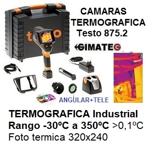 camara termica testo 875.2 sensible para edificios ,gimateg
