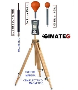 Antenas medidor SMP2 radiacion electromagnetica venta alquiler GimateG