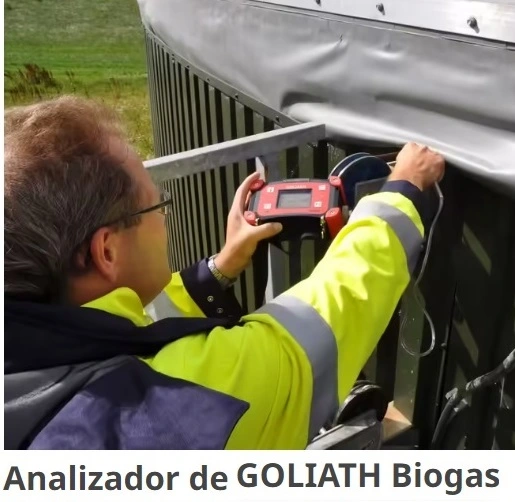 uso analizador Biogás B Goliath esders gimateg