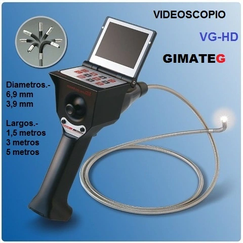 videoscopio industrial articulado 4 ejes  GimateG